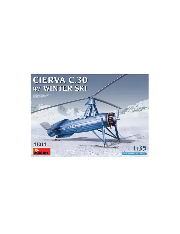 MiniArt 41014 Cierva C.30 w/ Winter Ski Reduceri
