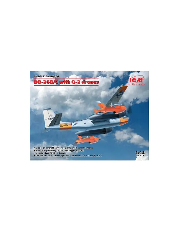 Preț mic ICM 48286 DB-26B/C with Q-2 drones