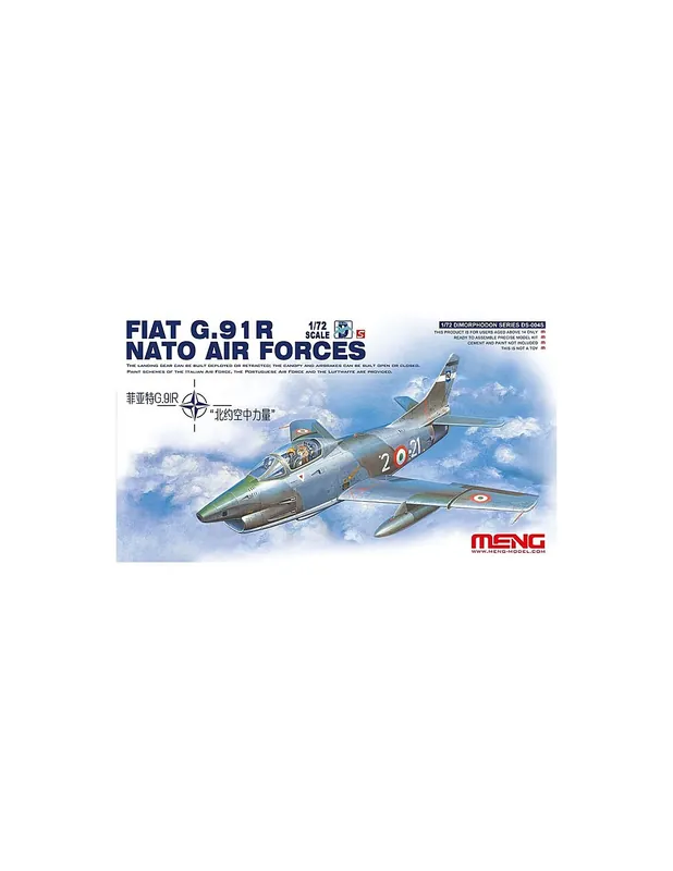 Meng Model DS-004S Fiat G.91R Nato Air Forces Reducere specială