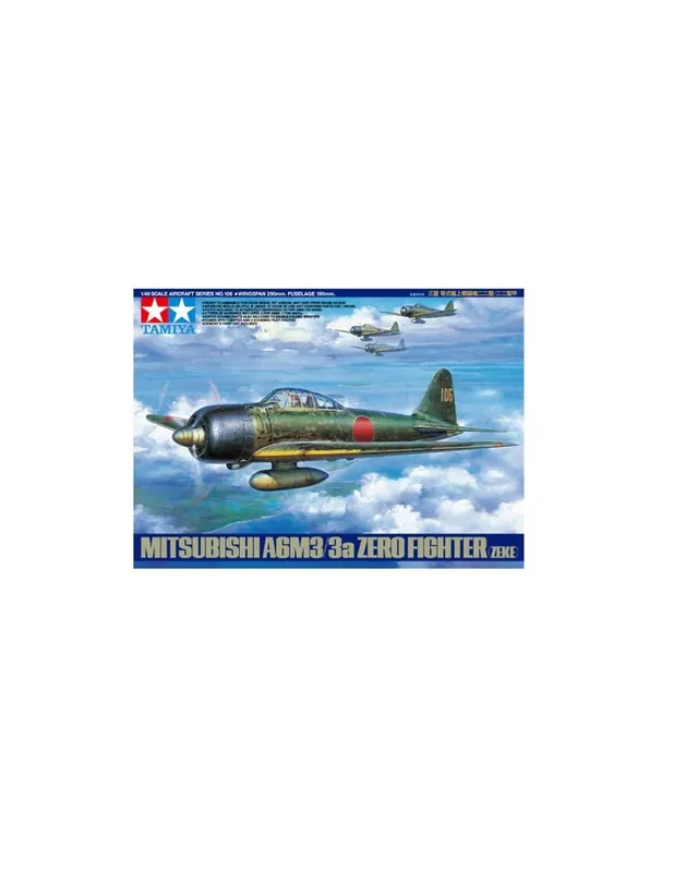 Tamiya 61108 Mitsubishi A6M3 3a Zero Fighter (Zeke) Promoție