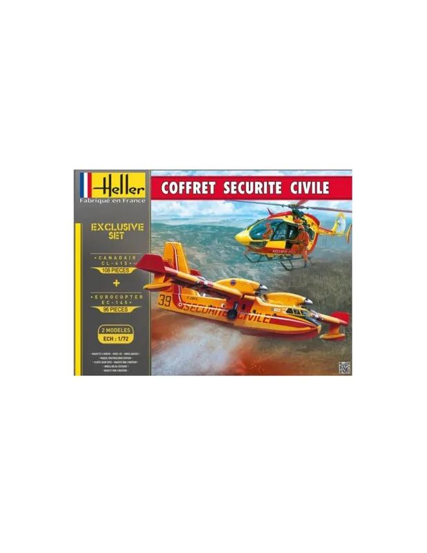 Heller 53009 Coffret Securite Civile (2 Modeles) Lichidare de stoc