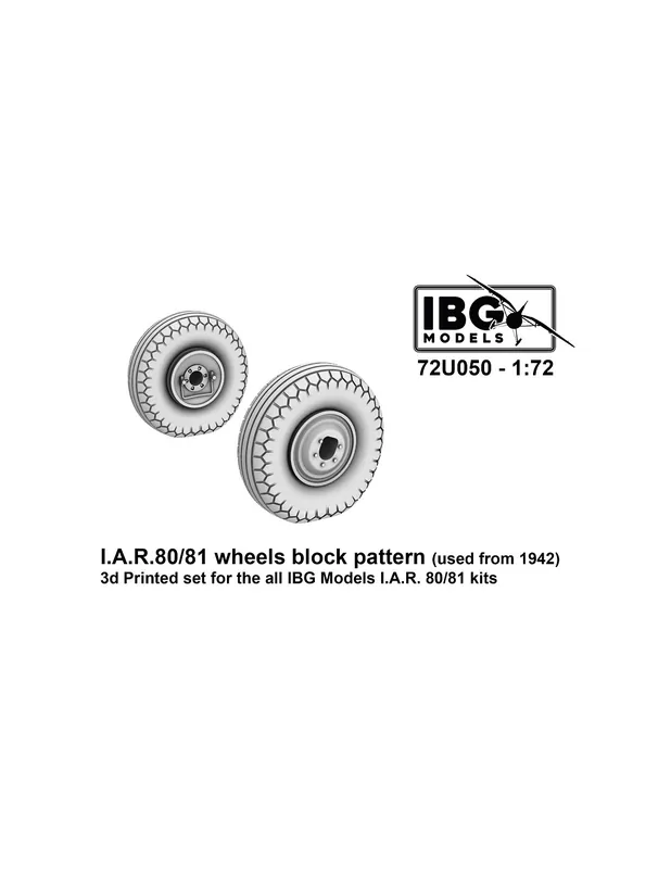 Discount IBG 72U050 I.A.R. 80/81 Wheels Block Pattern (used from 1942)