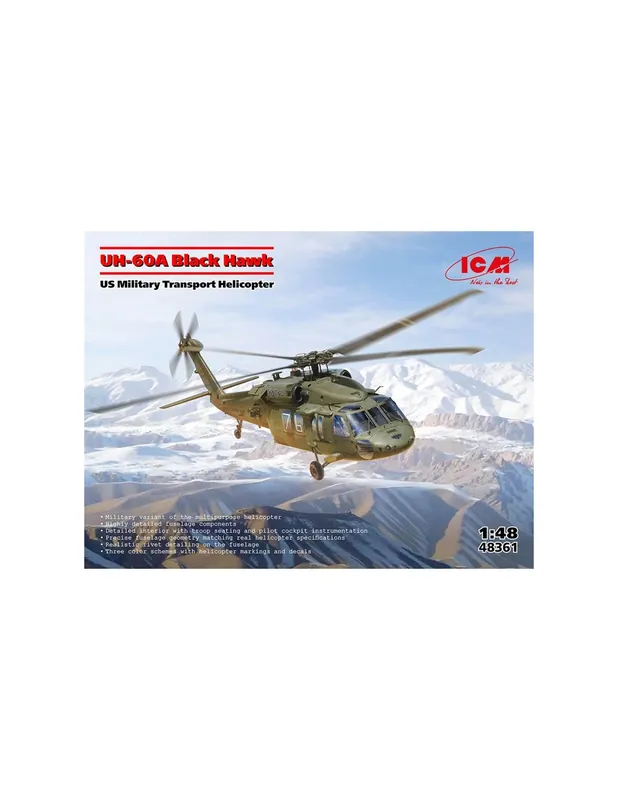 Cel mai bun preț ICM 48361 UH-60A Black Hawk