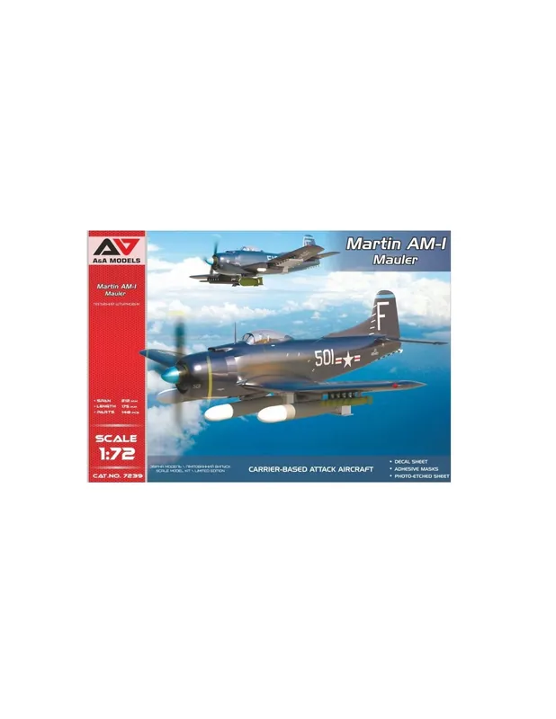 Plată securizată A&A Models 7239 Martin AM-1 Mauler Carrier-Based Attack Aircraft