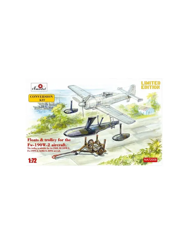 Reduceri Amodel 72008 Floats & trolley for Fw-190W-2 fighter