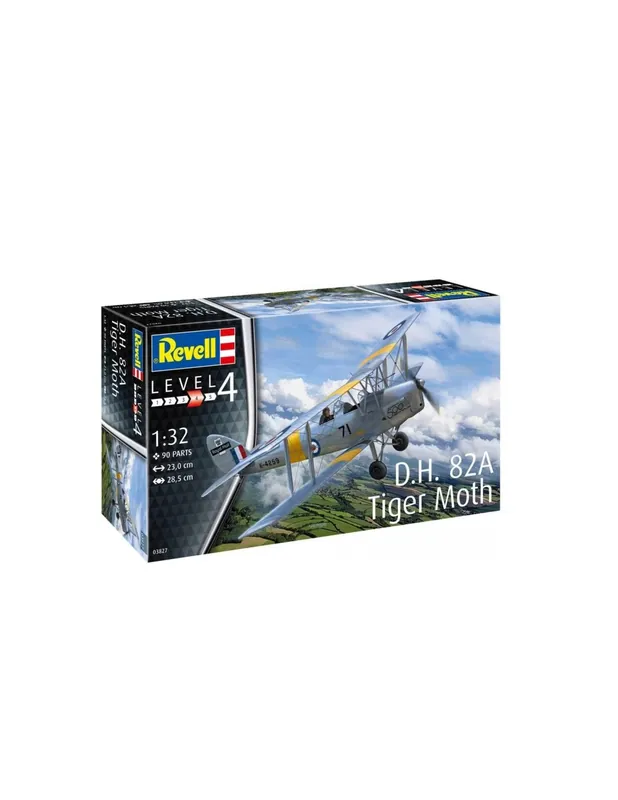 Revell 03827 D.H. 82 Tiger Moth Reducere extra