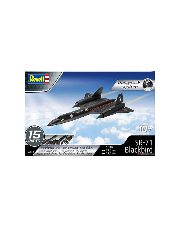 Revell 03652 Lockheed SR-71 Blackbird easy-click-system Reducere de preț