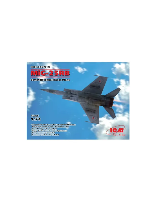 ICM 72173 MIG-25 RB Soviet Reconnaissance Plane Reducere de preț