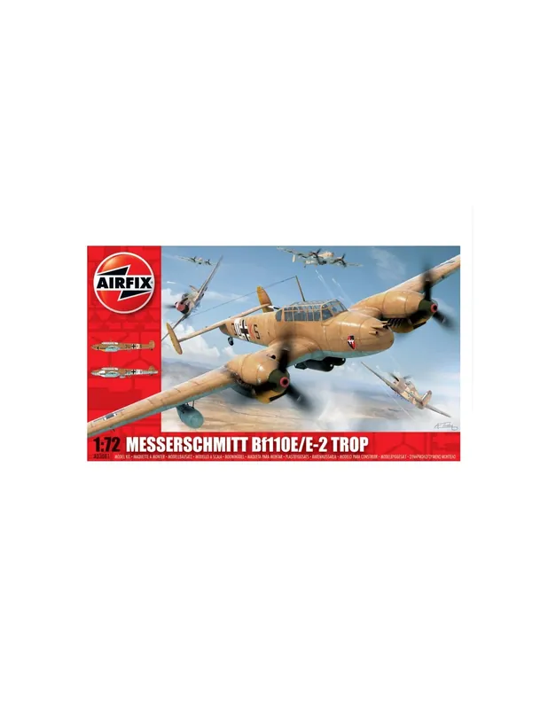 Airfix A03081 Messerschmitt Bf110E/E-2 Trop Retur gratuit