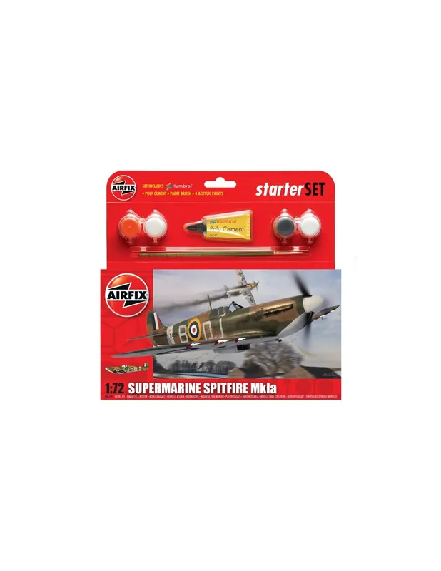 Ofertă de sezon Airfix A55100 Starter Set - Supermarine Spitfire Mk.Ia