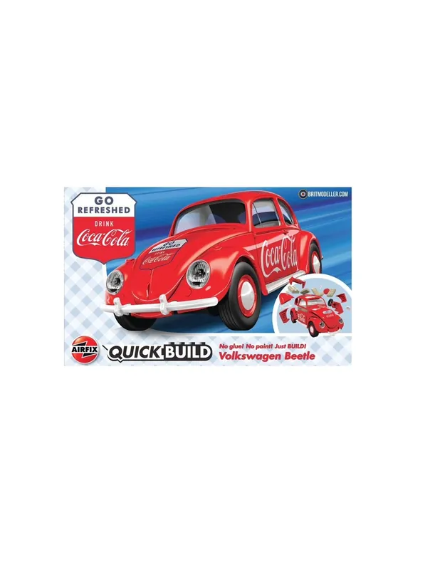 Mai ieftin Airfix J6048 Quick Build Volkswagen Beetle Coca Cola