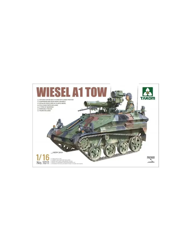 Retur gratuit Takom 1011 Wiesel A1 TOW