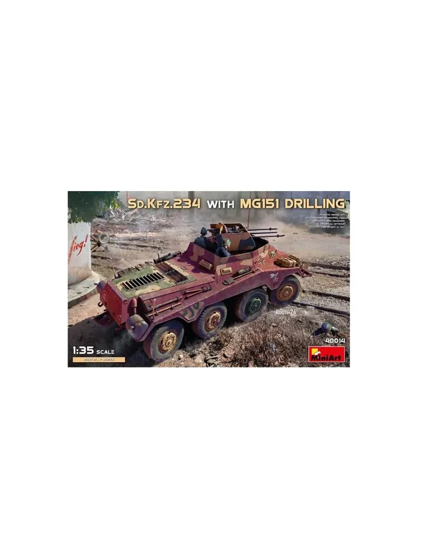 MiniArt 40014 Sd.Kfz.234 WITH MG151 DRILLING Comandă acum
