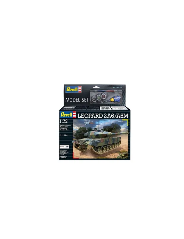Plată securizată Revell 63180 Model Set Leopard 2A6/A6M
