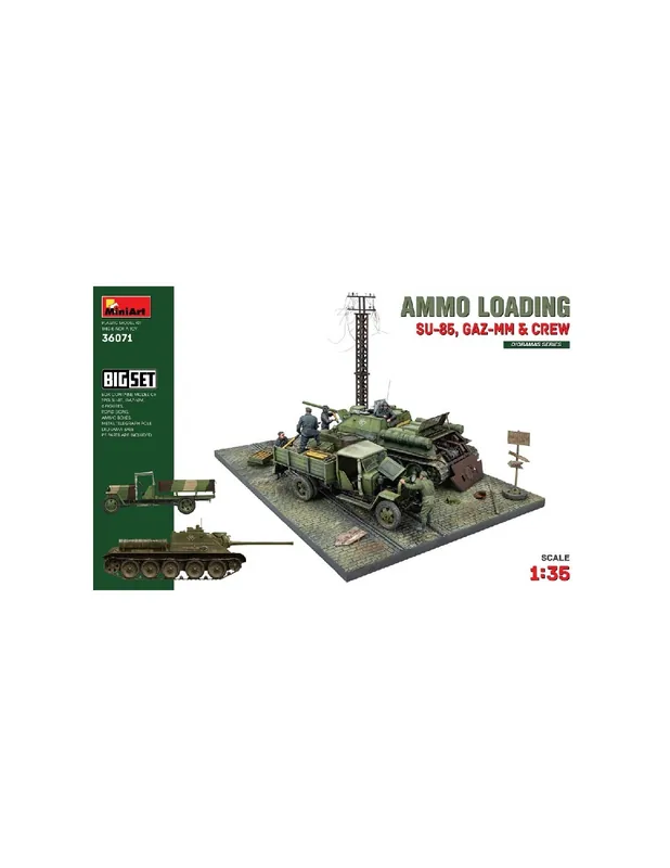 MiniArt 36071 Ammo Loading (SU-85,GAZ-MM&Crew). Big Set Reducere specială