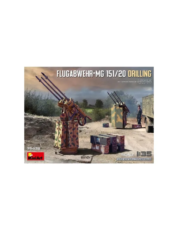 MiniArt 35438 Flugabwehr-MG 151/20 Drilling Preț redus