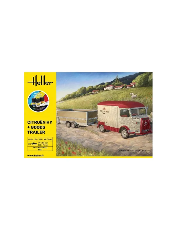 Chilipir Heller 52331 Citroën HY + Goods Trailer