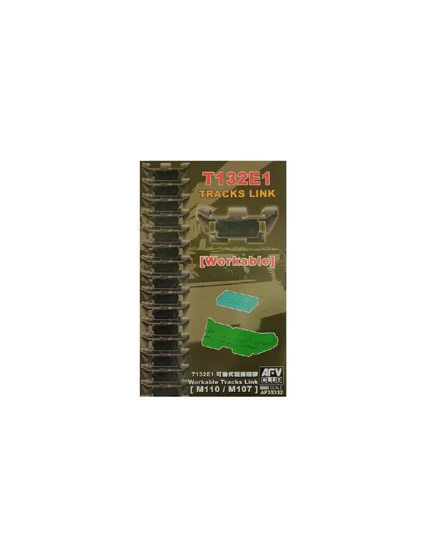 Popular AFV AF35332 Workable T132E1 Track Links M110 / M107