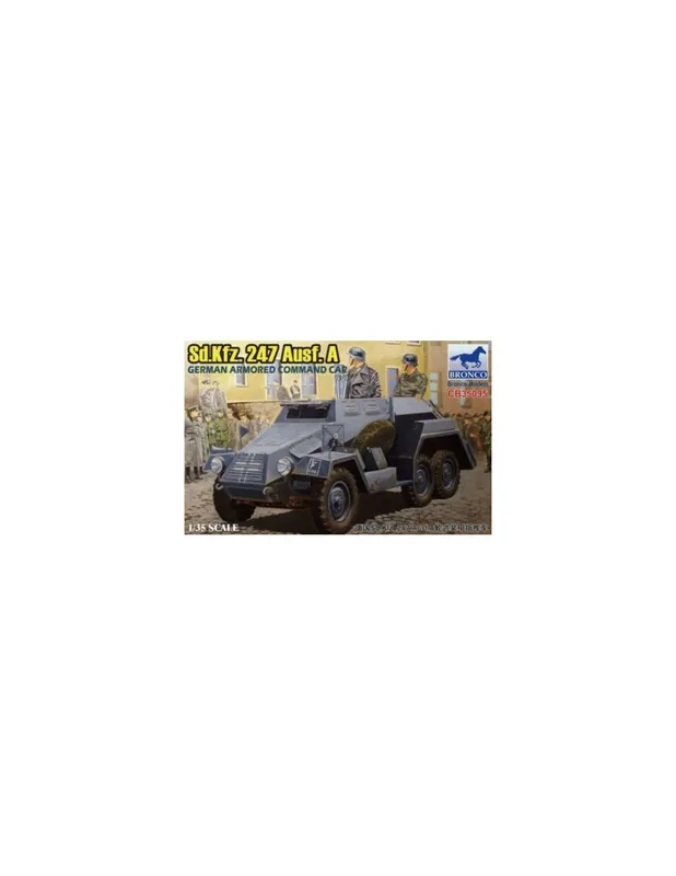 Bronco 35095 Sd.Kfz.247 Ausf.A German Armored Command Car Livrare rapidă