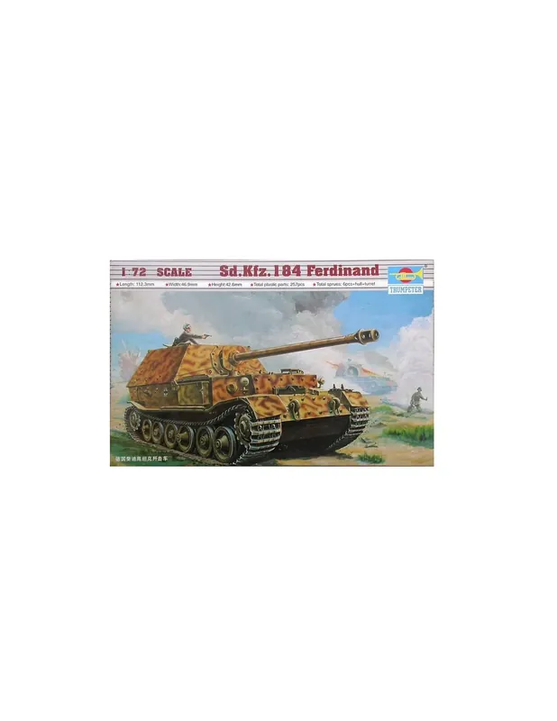 Trumpeter 07205 Sd.Kfz. 184 Tiger Ferdinand Doar azi