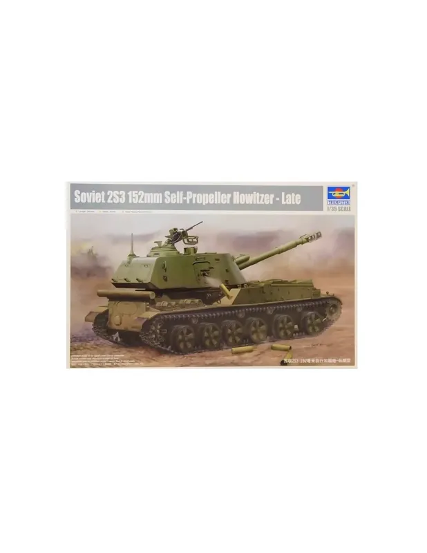 Trumpeter 05567 Soviet 2S3 152mm Self-Propeller Howitzer Calitate înaltă