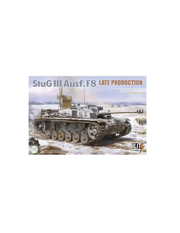 Takom 8014 Stug III Ausf.F8 Retur ușor