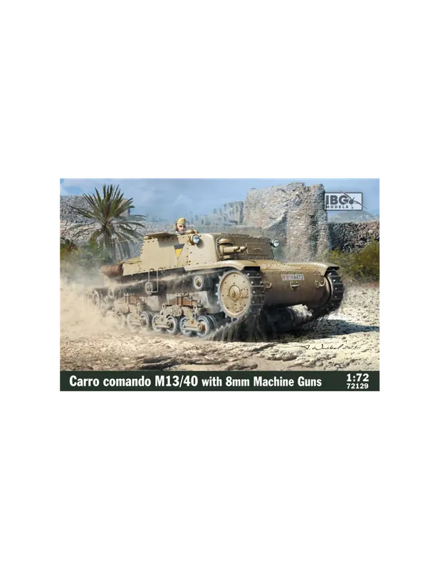 Reducere extra IBG Models 72129 Carro Comando M13/40 with 8mm Machine Guns