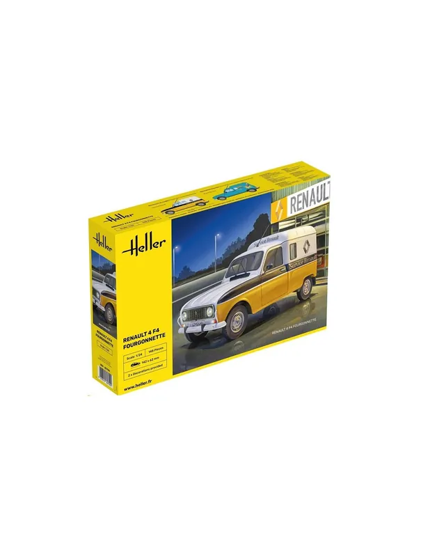 Heller 82700 Renault 4 Fourgonette F4 Plată securizată