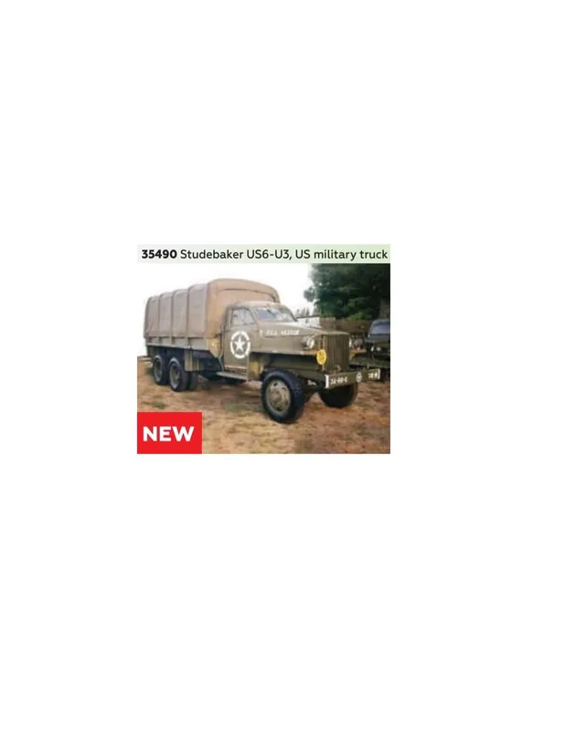 ICM 35490 US military truck Studebaker US-6-U3 Ofertă limitată