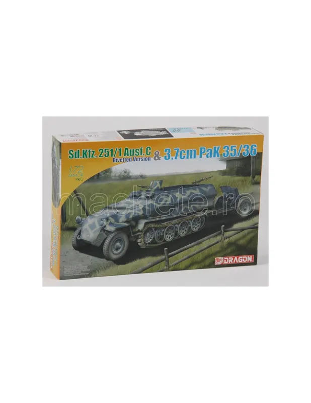 Dragon 7371 Sd.Kfz.251/1 Ausf.C Rivetted Version & 3,7cm PaK 35/36 Popular