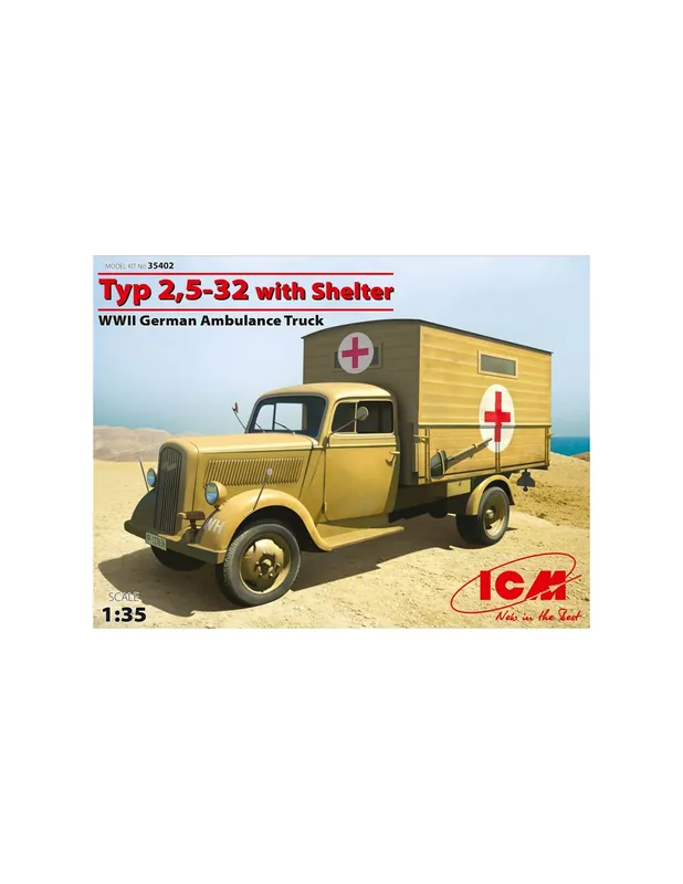 Doar azi ICM 35402 Typ 2.5-32 with Shelter