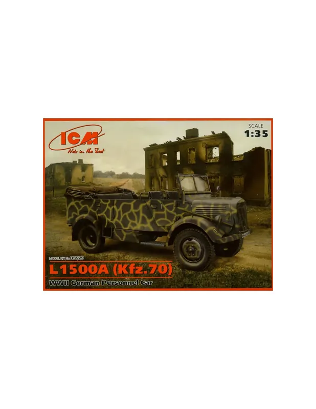 ICM 35525 L1500A (Kfz.70) German Personnel Car Reducere