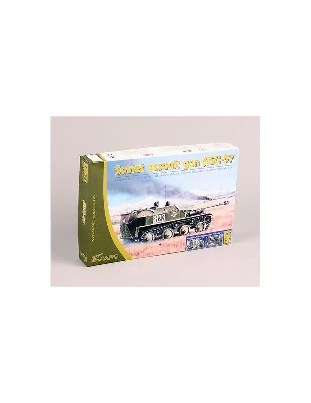 Cel mai vândut Parc Models PM 3502PE ASU-57 Soviet Assault Gun ( Photoetched EDUARD)