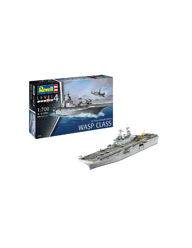 Revell 05178 US Navy Assault Carrier WASP CLASS Ultima șansă