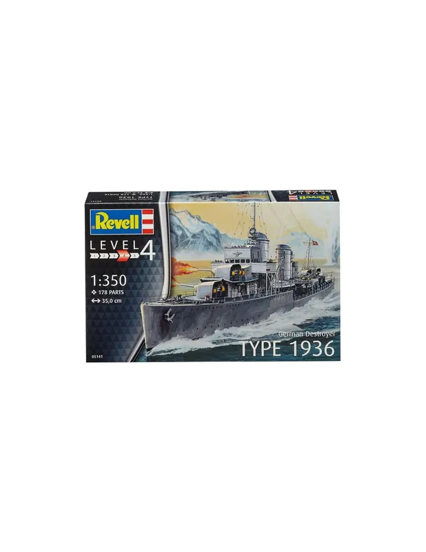Revell 5141 German Destroyer Type 1936 Chilipir