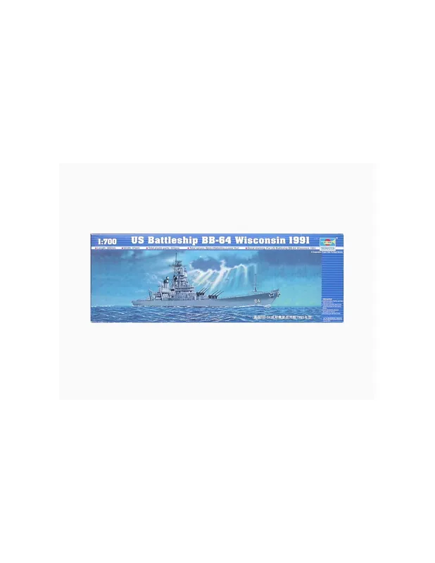 Trumpeter 5706 US Battleship BB-64 Wisconsin 1991 Popular