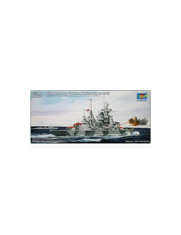 Trupeter 05776 German Cruiser Admiral Hipper 1941 Cumpără acum