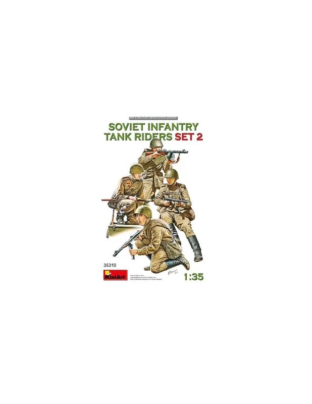 Noutate MiniArt 35310 Soviet Tank Riders set 2