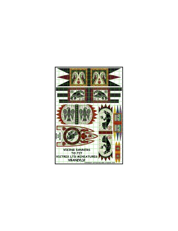 Victrix VBAN(VL)2 Viking Banner Sheet 2 Preț redus