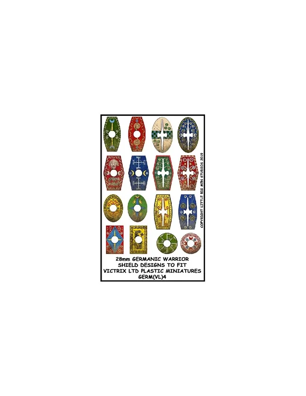 Victrix GERM(VL)4 Germanic Warriors Shield Designs Ofertă exclusivă