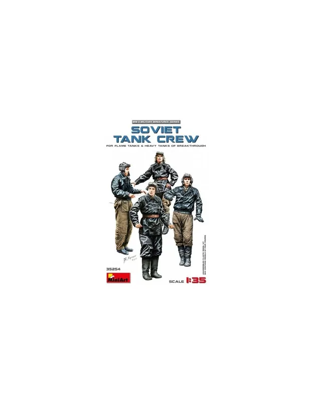 Livrare rapidă MiniArt 35254 Soviet Tank Crew (For Heavy Tanks)