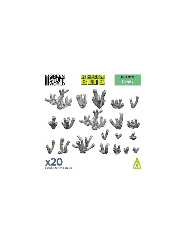 Green Stuff 11628 511283 3D Printed - Plants - Corals Preț mic