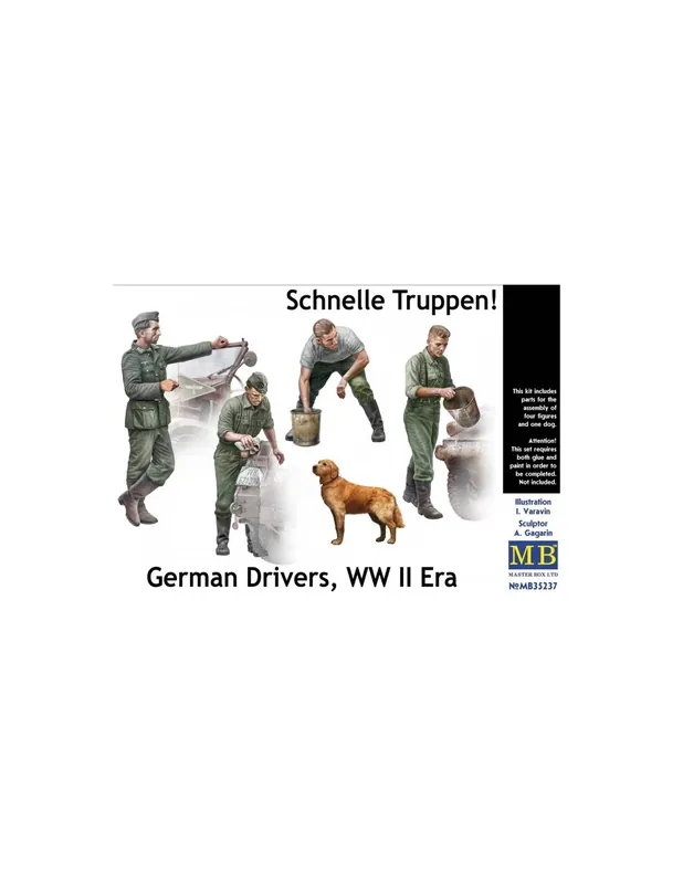 Ieftin MB 35237 German Drivers, WW II Era Schnelle Truppen