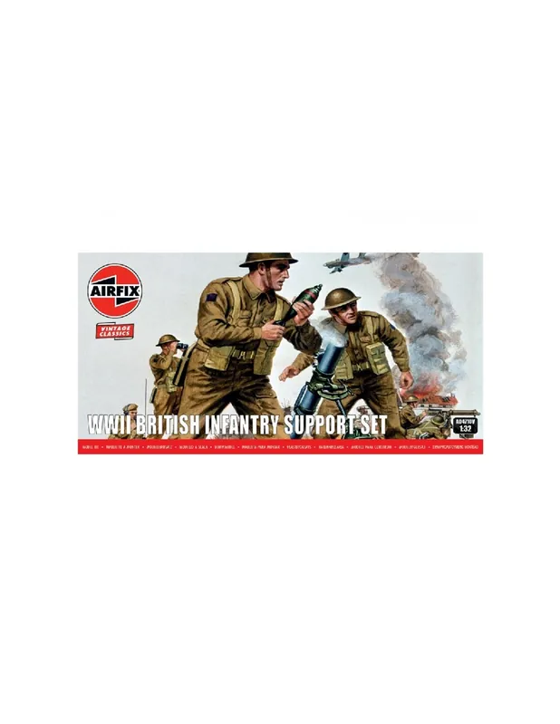 Reducere de preț Airfix A04710V WWII British Infantry Support Set