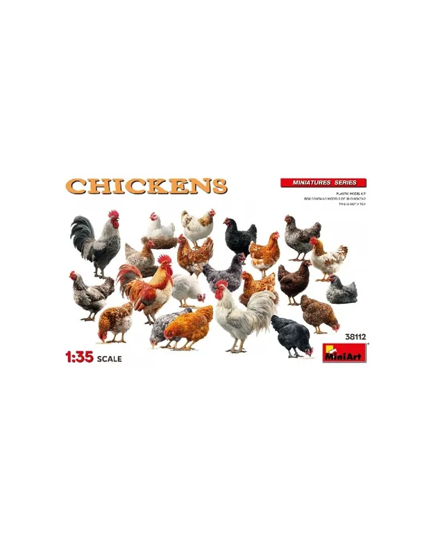 Nu rata MiniArt 38112 Chickens