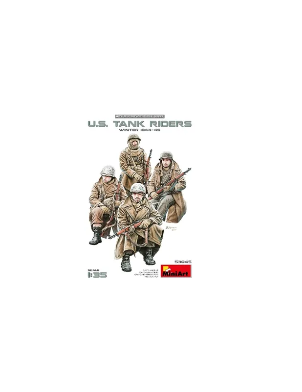 MiniArt 53045 U.S. Tank Riders Winter 1944-45 Preț mic