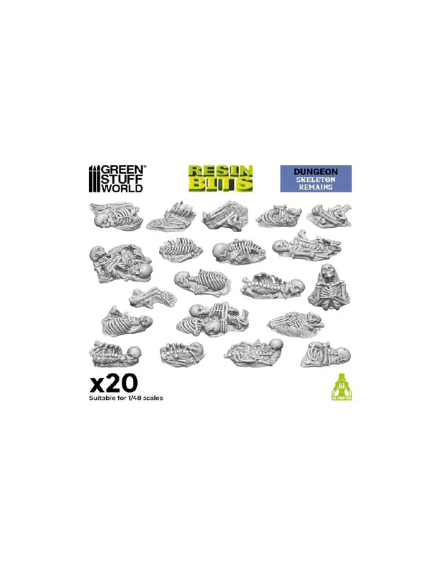 Green Stuff 13174 526744 Skeleton Remains Disponibil imediat