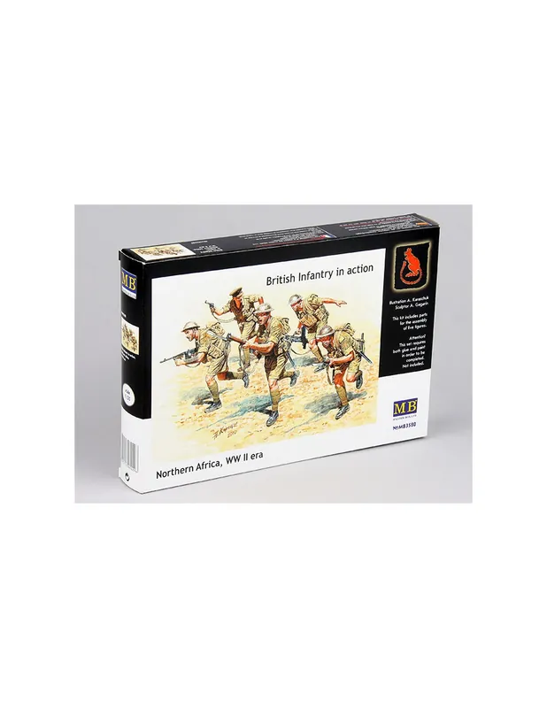 Reducere MB 3580 British Infantry in action - Northern Africa WWII era