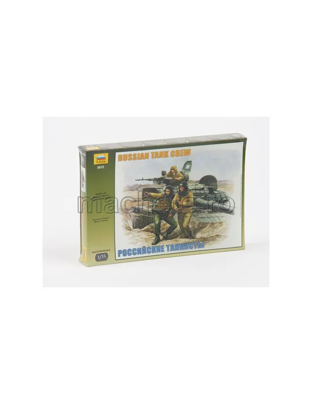Disponibil imediat Zvezda 3615 Russian Modern Tank Crew