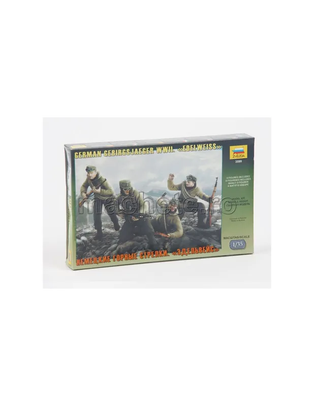 Lichidare de stoc Zvezda 3599 German Gebirgsjaeger WWII